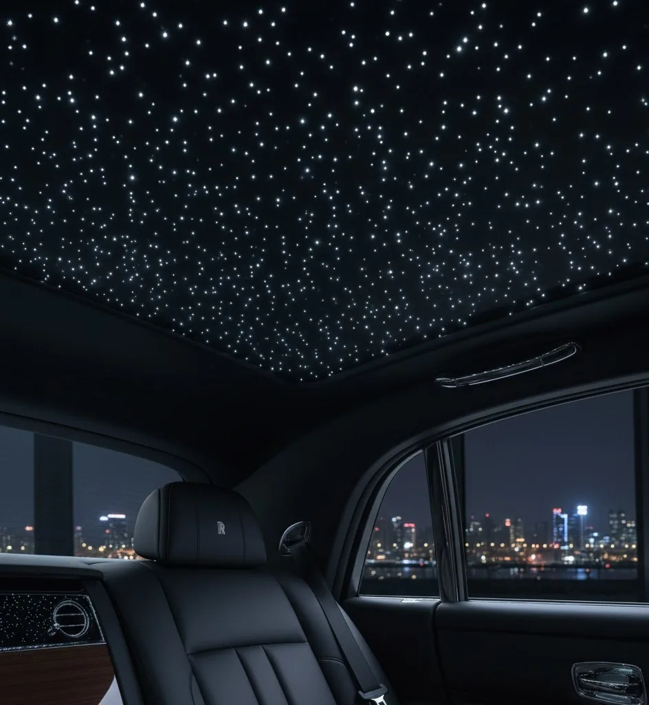 Aesthetic upgrades including starlight headliner and ambient lighting in Toronto